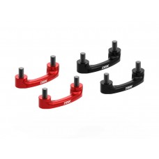DBK Special Parts (Ducabike) Passenger Rearset / Foot peg Blanking Plate Set / Racing Tie Down Hooks for Ducati Panigale / Streetfighter V4